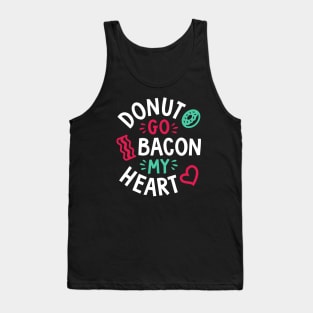 Donut Go Bacon My Heart Tank Top